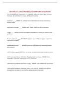 BEH 5045 Unit 1 Exam &vert; UPDATED Questions with 100&percnt; Correct Answers&NewLine;