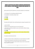 NAMSS &vert;QUESTIONS AND VERIFIED ANSWERS&vert;COMPREHENSIVE STUDY GUIDE&vert;A&plus; STUDY RESOURCE &vert;BRAND NEW 2026&sol;2027 UPDATE