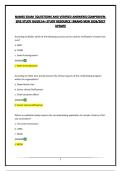 NAMSS BUNDLED  EXAMS&vert;QUESTIONS AND VERIFIED ANSWERS&vert;COMPREHENSIVE STUDY GUIDE&vert;A  STUDY RESOURCE &vert;BRAND NEW 2026&sol;2027 UPDATE