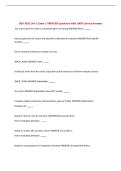 BEH 5052 Unit 1 Exam &vert; UPDATED Questions with 100&percnt; Correct Answers&NewLine;