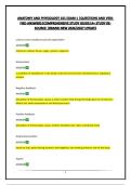 ANATOMY AND PHYSIOLOGY 101 EXAM BUNDLE &vert;QUESTIONS AND VERIFIED ANSWERS&vert;COMPREHENSIVE STUDY GUIDE&vert;A  STUDY RESOURCE &vert;BRAND NEW 2026&sol;2027 UPDATE