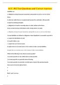 ACC 302 Test Questions and Correct Answers