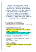 NFPA 70E ELECTRICAL SAFETY IN THE &NewLine;WORKPLACE PRACTICE EXAMINATION &vert; &NewLine;COMPREHENSIVE TEST BANK WITH VERIFIED &NewLine;ANSWERS & DETAILED RATIONALES &vert; IDEAL FOR &NewLine;ELECTRICAL ENGINEERING&comma; ELECTRICAL &NewLine;TECHNOLOGY&comma; OCCUPATIONAL SAFETY&comma; &NewLine;INDUSTRIAL MAINTENANCE & ELE