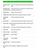 BIO 201 EXAM 1 ASU Test Questions and Answers Graded A&plus;
