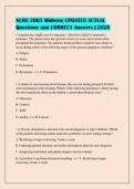 NURS 2003 Midterm UPDATED ACTUAL&NewLine;Questions and CORRECT Answers &vert; 2026&NewLine;
