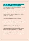 AMT MLT Exam Study Guide UPDATED ACTUAL&NewLine;Questions &vert; CORRECT Answers &vert; 2026