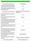 Utah Contractor Business and Law Exam Test Questions and Answer Rated A