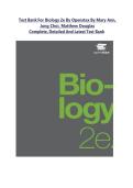 TEST BANK FOR BIOLOGY 2E BY OPENSTAX BY MARY ANN&comma; JUNG CHOI&comma; MATTHEW DOUGLAS COMPLETE&comma; DETAILED AND LATEST