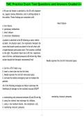 TMC Practice Exam Test Questions and Answers Graded A&plus;