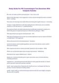 Study Guide For PSI Cosmetologist Test Questions With &NewLine;Complete Solution 
