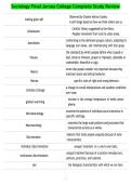 Sociology Final Jersey College Complete Study Review