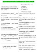 Pharmacotherapeutics Exam 2 Test Questions and Answers Graded A&plus;