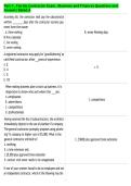 Part-1&comma; Florida Contractor Exam&comma; &lpar;Business and Finance&rpar; Questions and&NewLine;Answers Rated A