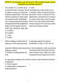 CPNP-PC Test Questions with all Correct & 100&percnt; Verified Answers &vert;Actual Complete Exam &vert;Already Graded A&plus;