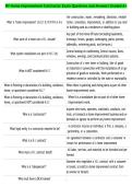 NY Home Improvement Contractor Exam Questions and Answers Graded A&plus;