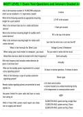 NICET LEVEL 1 Exam Test Questions and Answers Graded A&plus;