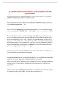 BIL 150 Mallery test 4 University of Miami&vert; UPDATED Questions with 100&percnt;&NewLine;Correct Answers