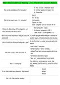 NICET Electrical Power Testing Level 1 Test with Answers Rated A