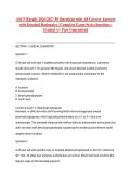 ASCP Recalls 2026&sol;2027 50 Questions with All Correct Answers with Detailed Rationales &vert; Complete Exam-Style Questions &vert; Graded A&plus; Pass Guaranteed