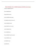 BIOD 103 Module 1 Test &vert; UPDATED Questions with 100&percnt; Correct Answers&NewLine;