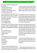 NBCOT Practice Questions and Answers Graded A&plus;