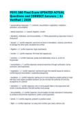 PSYC 388 Final Exam UPDATED ACTUAL&NewLine;Questions and CORRECT Answers &vert; A&plus;&NewLine;Verified &vert; 2026