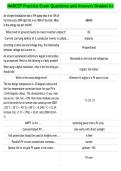 NABCEP Practice Exam Questions and Answers Graded A&plus;