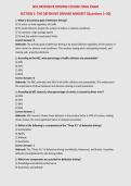 NSC DEFENSIVE DRIVING COURSE FINAL EXAM&NewLine;SECTION 1&colon; THE DEFENSIVE DRIVING MINDSET &lpar;Questions 1&ndash;30&rpar;