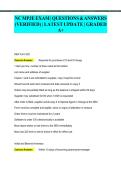 NC MPJE EXAM &vert; QUESTIONS & ANSWERS &NewLine;&lpar;VERIFIED&rpar; &vert; LATEST UPDATE &vert; GRADED &NewLine;A&plus; 