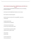 BIOD 103 Medical Terminology&colon; Mod 2 &vert; UPDATED Questions with 100&percnt; Correct Answers