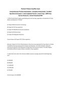 Florida LP Master Qualifier Exam&NewLine;Comprehensive Practice Examination &vert; Complete Study Guide &vert; Verified&NewLine;Questions & Answers &vert; Latest Updated Version &vert; Exam Prep &vert; 100&percnt; Pass&NewLine;Success Resource &vert; Instant Download PDF&NewLine;
