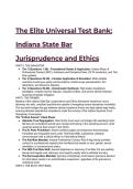 2026&sol;2027 The Elite Universal Test Bank&colon; Indiana State Bar Jurisprudence & Legal Ethics &lpar;66&plus; Q&A &plus;  Rule Updates&rpar;