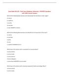 Exam Bank BIO 235 - Final Exam Athabasca University &vert; UPDATED Questions with 100&percnt; Correct Answers