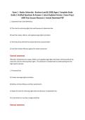 Exam 1 - Baylor University - Business Law &lpar;BL 3305&rpar; Agee &vert; Complete Study&NewLine;Guide &vert; Verified Questions & Answers &vert; Latest Updated Version &vert; Exam Prep &vert;&NewLine;100&percnt; Pass Success Resource &vert; Instant Download PDF&NewLine;