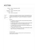 ACCT 526 FINAL EXAM &vert; QUESTIONS AND ANSWERS &vert; 2026 UPDATE &vert; WITH COMPLETE SOLUTIONS - ULL&period;