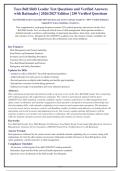 Taco Bell Shift Leader Exam 2026-2027 Questions and Answers Already Graded A&plus;&period; 100&percnt; Verified Solutions &vert;&NewLine;Updated Per Latest Guidelines &vert; Graded A&plus;