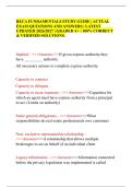 RECA FUNDAMENTALS STUDY GUIDE &vert; ACTUAL&NewLine;EXAM QUESTIONS AND ANSWERS &vert; LATEST&NewLine;UPDATED 2026&sol;2027 &vert; GRADED A&plus; &vert; 100&percnt; CORRECT&NewLine;& VERIFIED SOLUTIONS&period; 