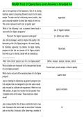 HCAD Test 2 Questions and Answers Graded A&plus;