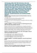 Fall Semester 2026&ndash;2027 NSC Safe Driver New York Updated 2026 &vert; 190&plus; Questions and Answers &vert; National Safety Council &lpar;NSC&rpar; New York Defensive Driving Course Comprehensive Study Guide&comma; Practice Exam&comma; Exam Prep Test Bank&comma; NY Traffic Laws&comma; Defensive Driving 