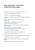 BIOL 200 MCGILL TEST WITH COMPLETE SOLUTIONS