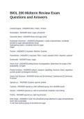 BIOL 200 Midterm Review Exam Questions and Answers
