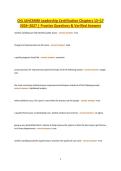 CHL IAHCSMM Leadership Certification Chapters 13&ndash;17 2026&ndash;2027 &vert; Practice Questions&comma; Verified Answers & Complete Study Guide