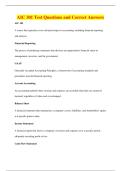 AIC 301 Test Questions and Correct Answers