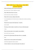 BIOC 3021 Test 2 Questions with 100&percnt;&NewLine;Correct Answers