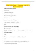 BIOC 3021 Exam 4 Questions with 100&percnt;&NewLine;Correct Answers