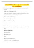 CHEM 238 Final Exam Questions with 100&percnt;&NewLine;Correct Answers