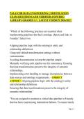PALANTIR DATA ENGINEERING CERTIFICATION&NewLine;EXAM QUESTIONS AND VERIFIED ANSWERS &vert;&NewLine;ALREADY GRADED A&plus; &vert; LATEST VERSION 2026&sol;2027&period;