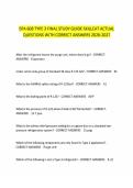 EPA 608 TYPE 3 FINAL STUDY GUIDE SKILLCAT ACTUAL&NewLine;QUESTIONS WITH CORRECT ANSWERS 2026-2027