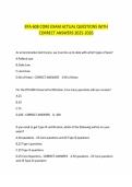 EPA 608 CORE EXAM ACTUAL QUESTIONS WITH&NewLine;CORRECT ANSWERS 2025-2026