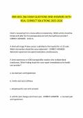 BSN HESI 266 EXAM QUESTIONS AND ANSWERS WITH&NewLine;REAL CORRECT SOLUTIONS 2025-2026